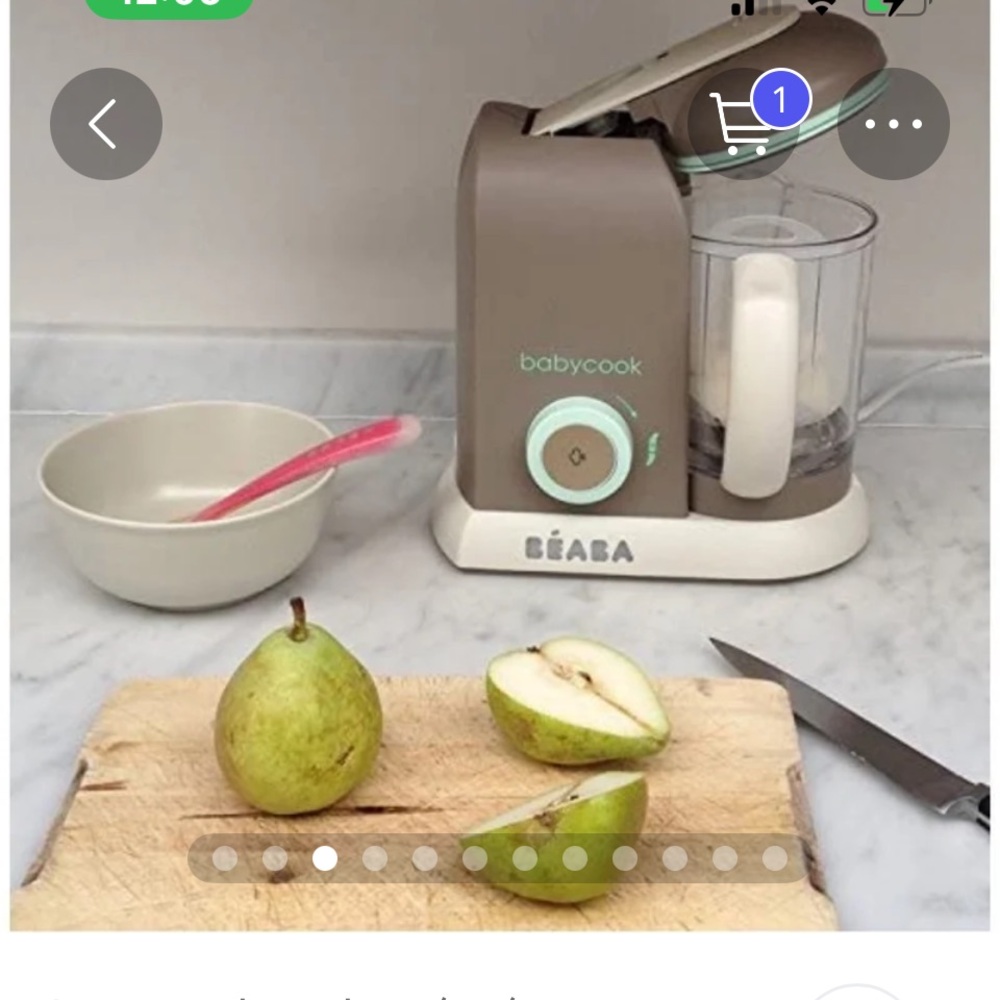 BEABA
Babycook 4 in 1
Steam Cooker and Blender - Picture 3 of 3